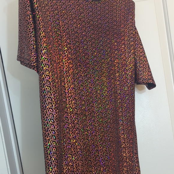 Vintage Holographic Sequins Dress - Picture 4 of 6